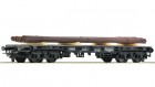 76861 Roco 4 axle Flat car loaded with metal bims